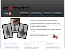Tablet Screenshot of ezxtractor.com